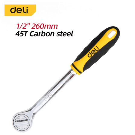 ประเเจ DELI EDL4180-YL-01 1/2นิ้ว สีเหลือง-ดำ_5